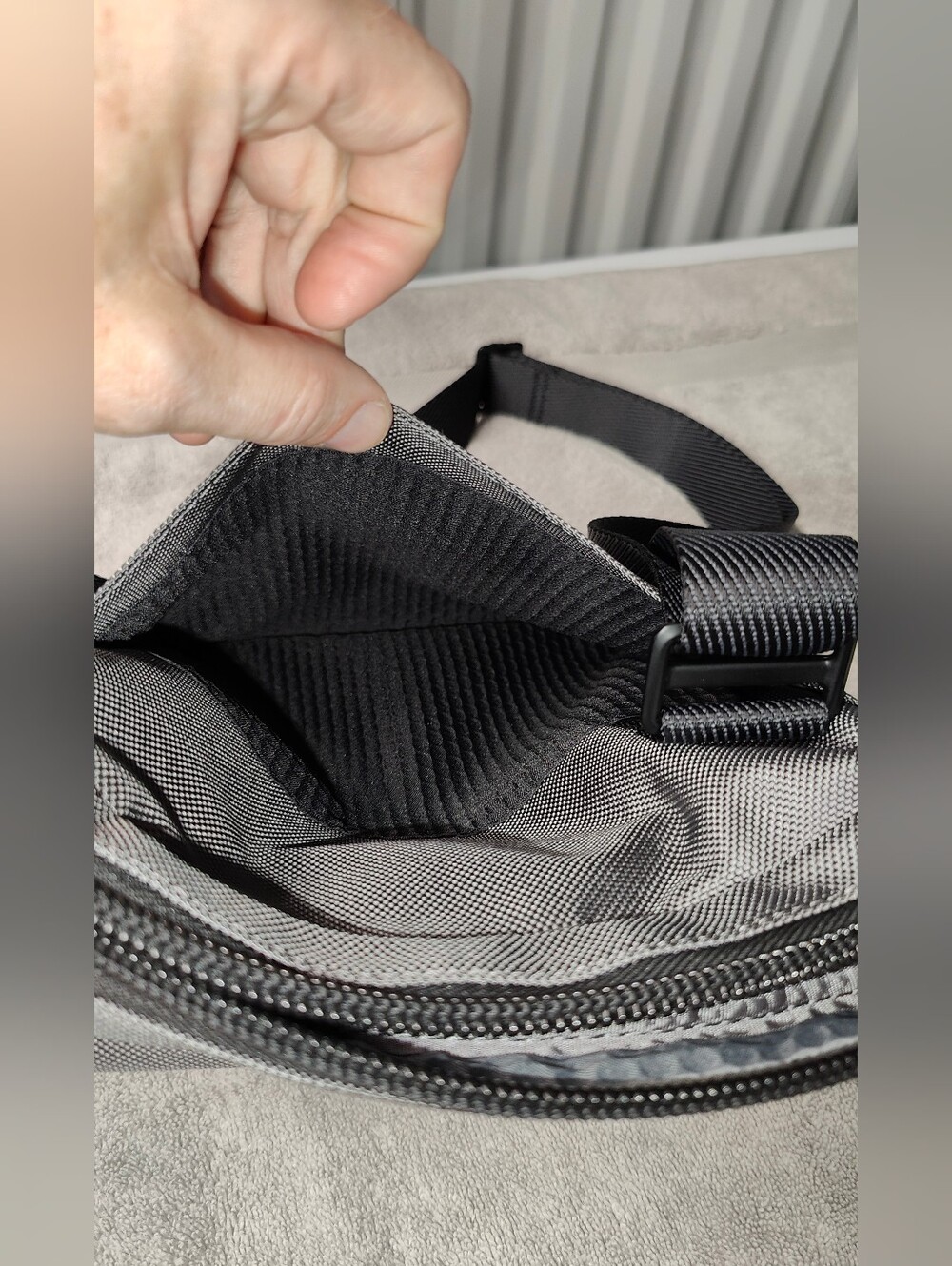 TUMI Alpha Bravo Junior Crossbody (Charcoal) - Picture 6 of 9